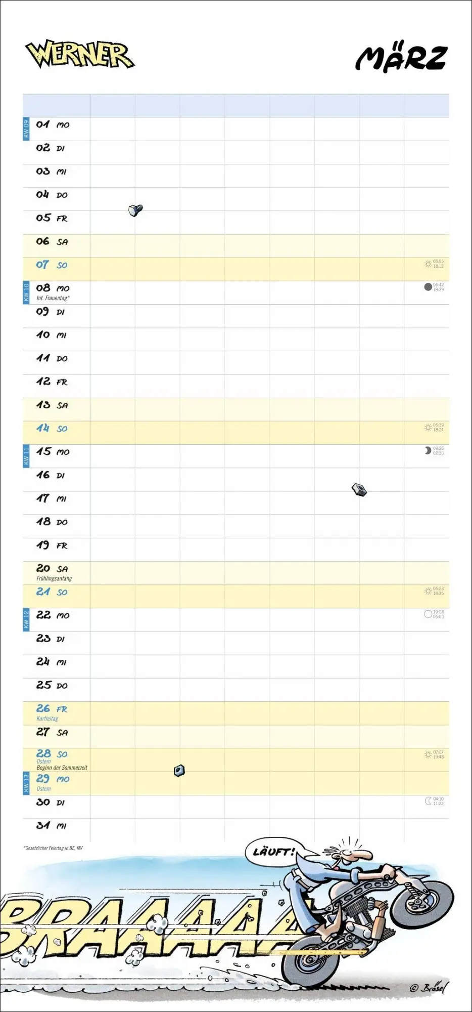 Bild: 9783756415755 | Werner Werkstattplaner 2027 | Rötger Feldmann | Kalender | 14 S.