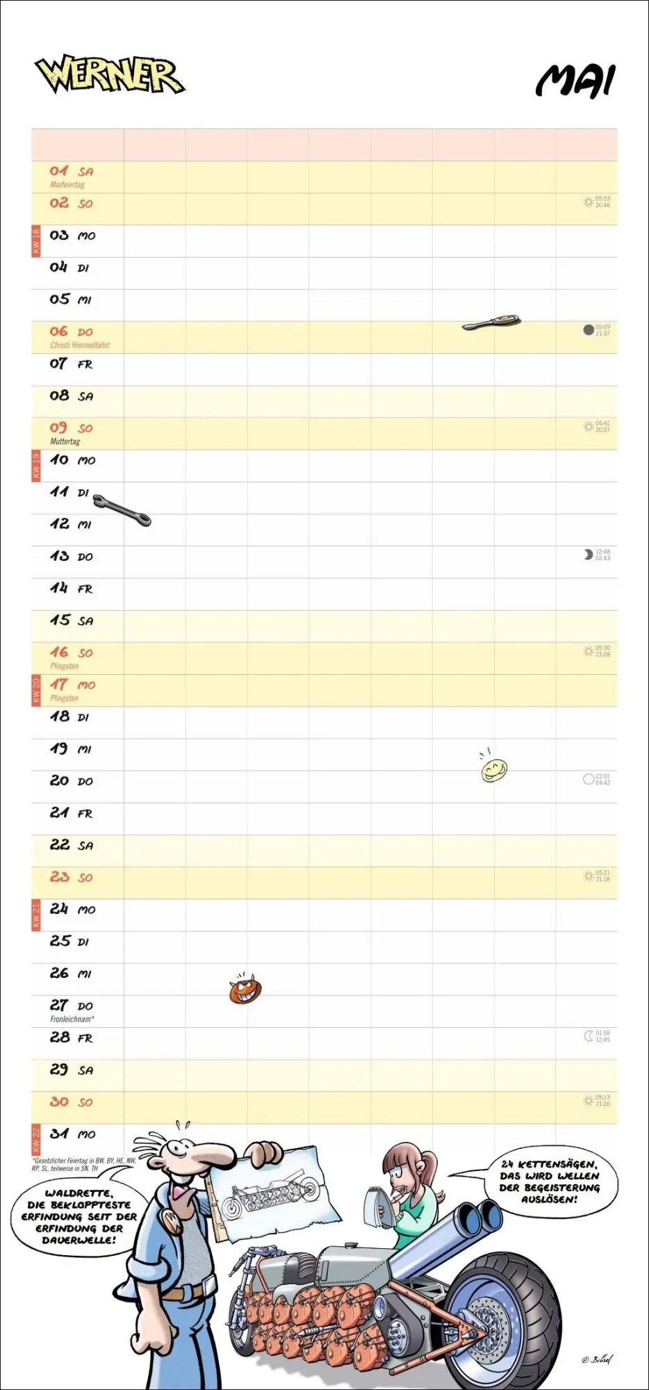 Bild: 9783756415755 | Werner Werkstattplaner 2027 | Rötger Feldmann | Kalender | 14 S.