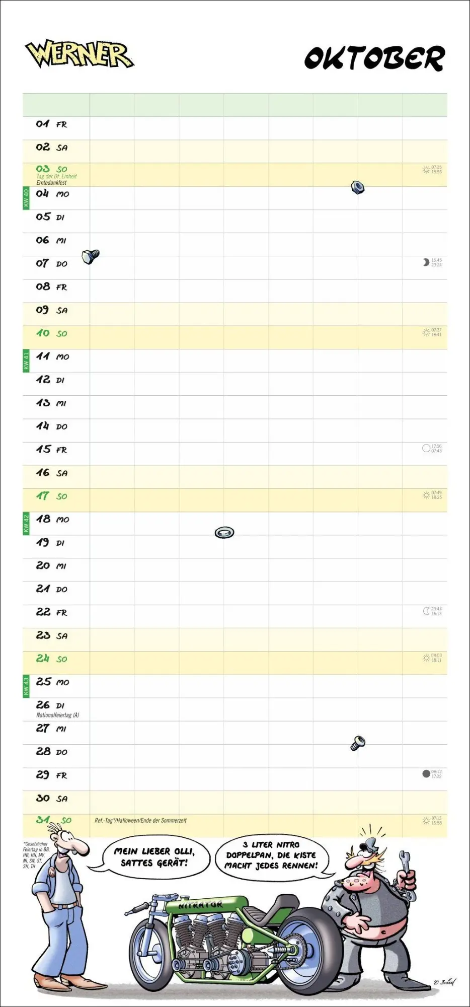 Bild: 9783756415755 | Werner Werkstattplaner 2027 | Rötger Feldmann | Kalender | 14 S.