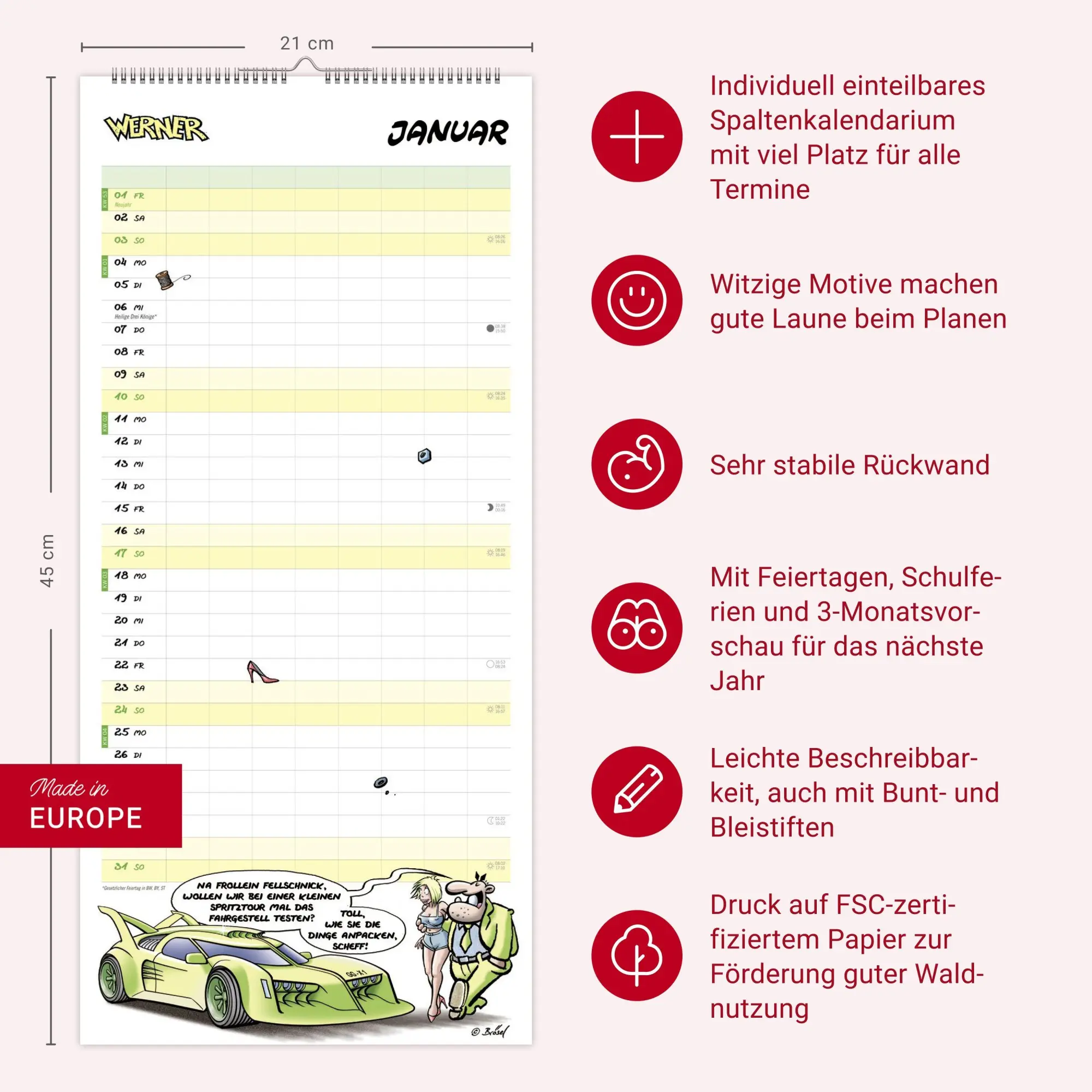 Bild: 9783756415755 | Werner Werkstattplaner 2027 | Rötger Feldmann | Kalender | 14 S.