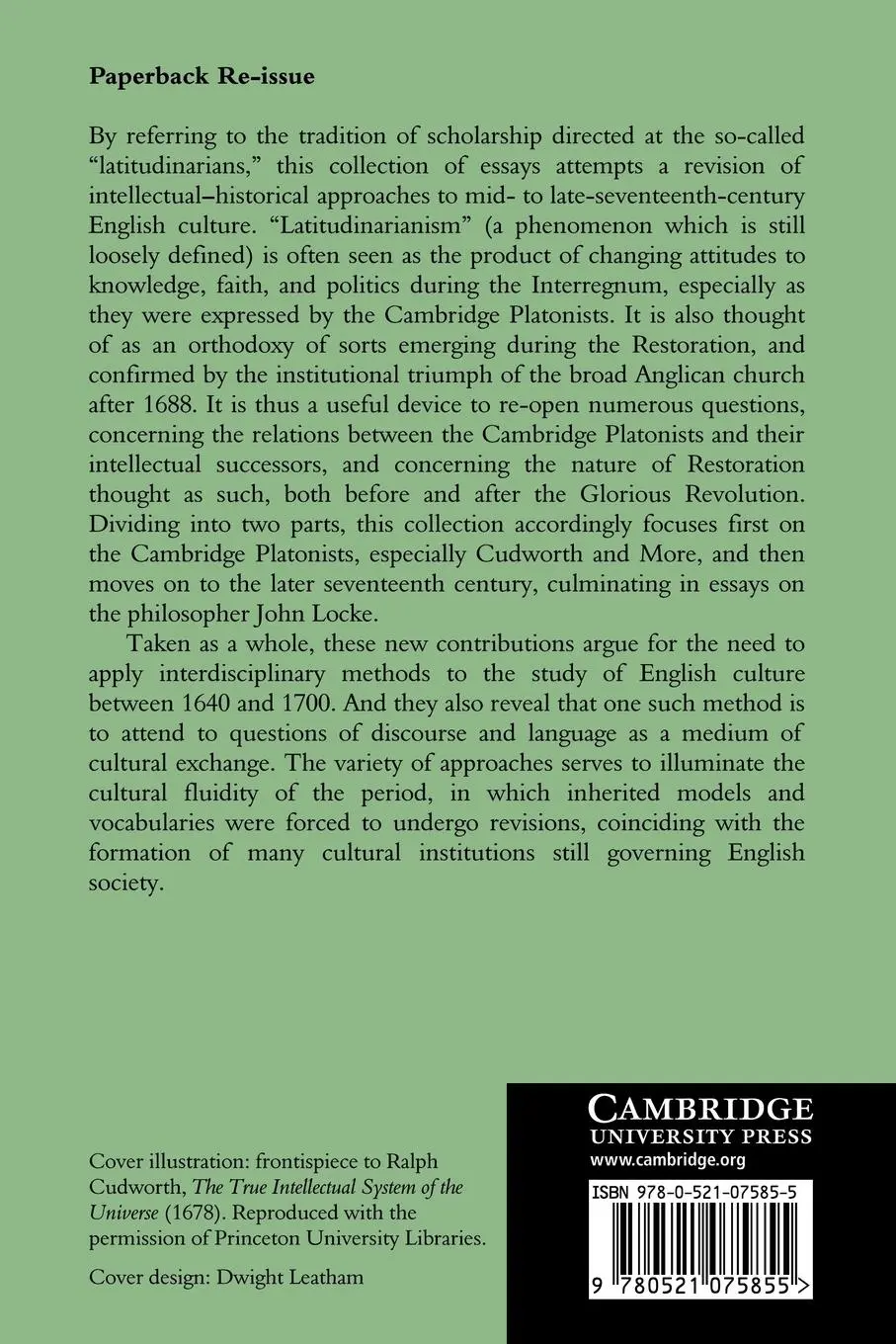 Rückseite: 9780521075855 | Philosophy, Science, and Religion in England 1640 1700 | Kroll (u. a.)