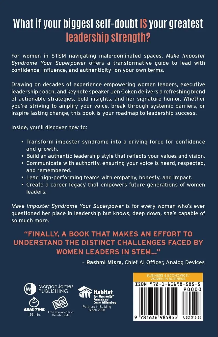 Rückseite: 9781636985855 | Make Imposter Syndrome Your Superpower | Jen Coken | Taschenbuch