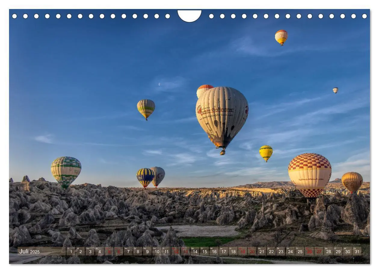 Bild: 9783435645855 | Heißluftballons Die sanften Riesen (Wandkalender 2025 DIN A4 quer),...