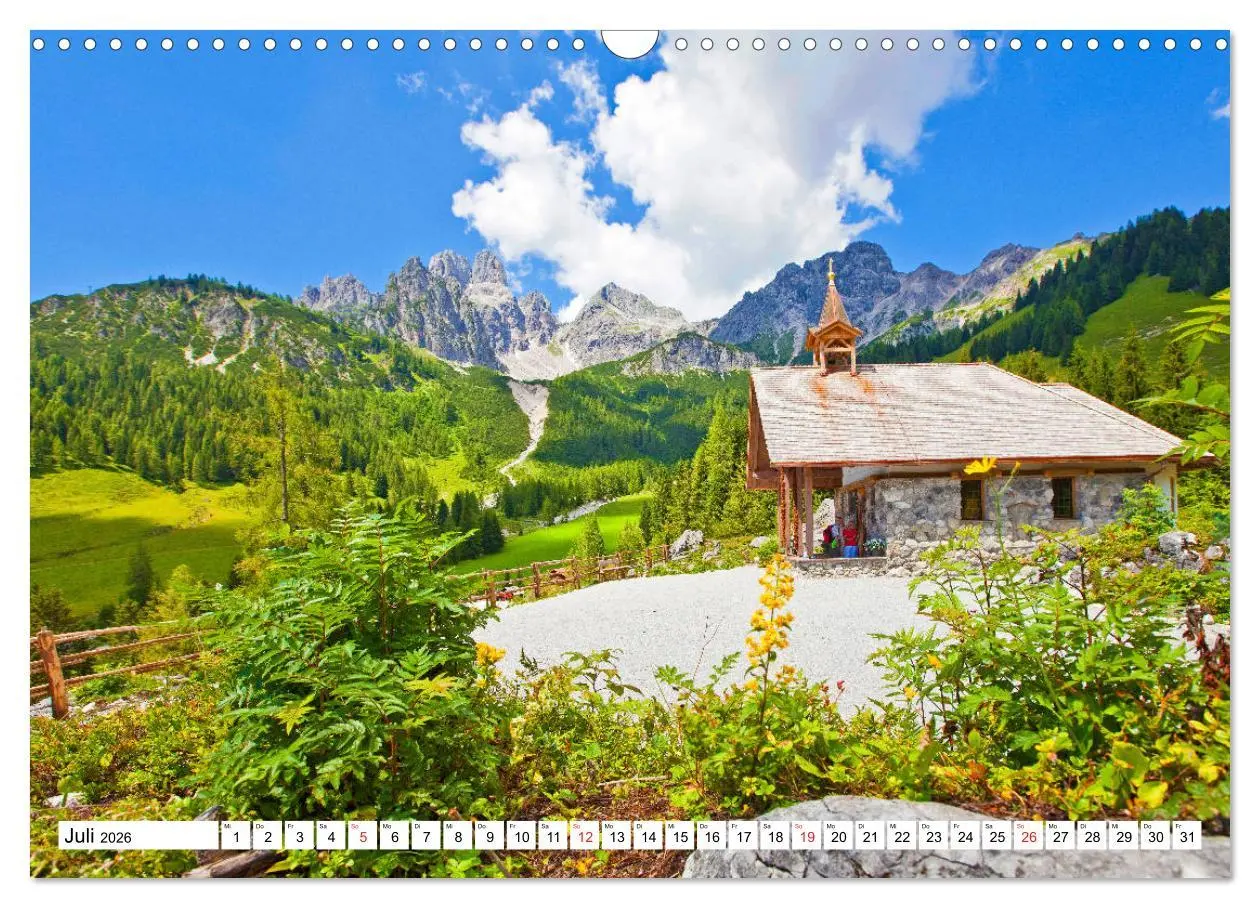 Bild: 9783457735855 | Grüße aus Filzmoos (Wandkalender 2026 DIN A3 quer), CALVENDO...