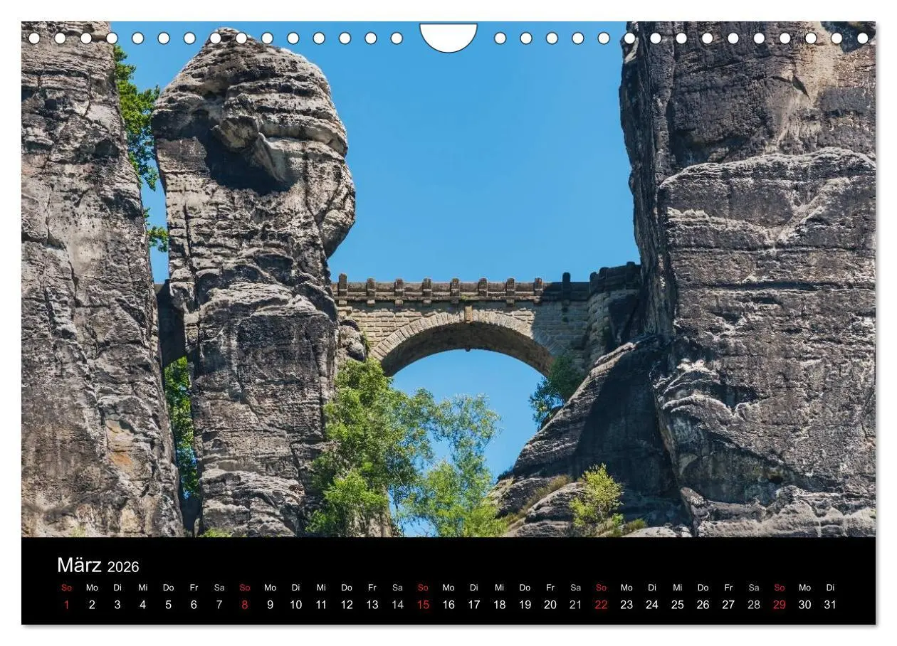 Bild: 9783516205855 | Sächsische Schweiz (Wandkalender 2026 DIN A4 quer), CALVENDO...