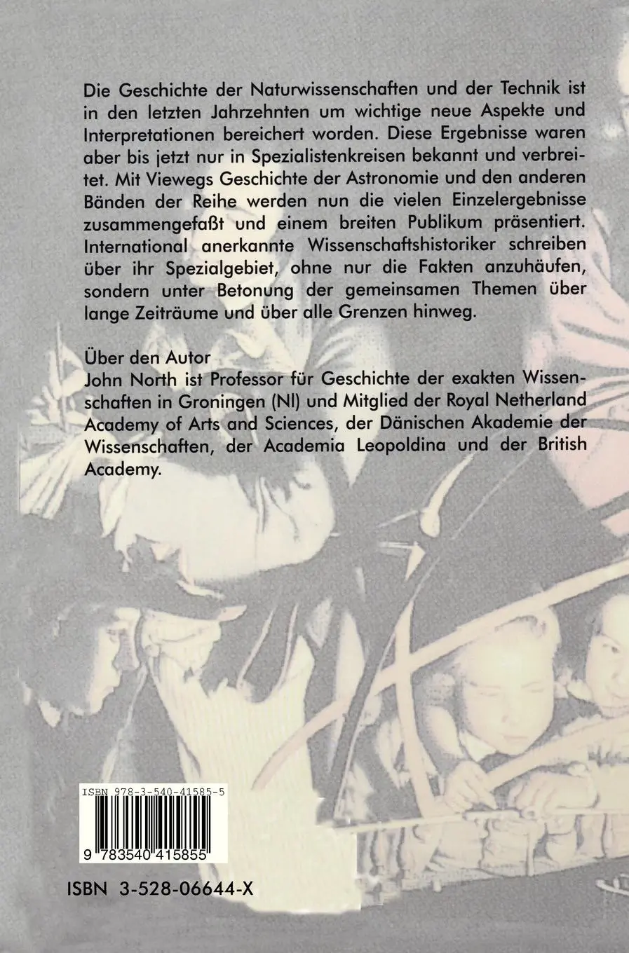 Rückseite: 9783540415855 | Viewegs Geschichte der Astronomie und Kosmologie | John North | Buch
