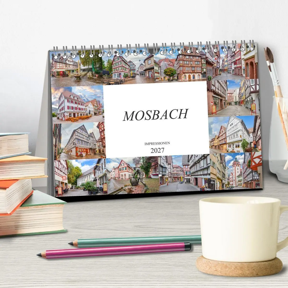 Bild: 9783569605855 | Mosbach Impressionen (Tischkalender 2027 DIN A5 quer), CALVENDO...