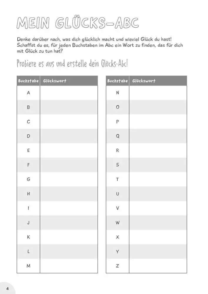 Bild: 9783769825855 | Mein Glücks-Heft. Ausmalen, ausfüllen und mehr über das eigene...