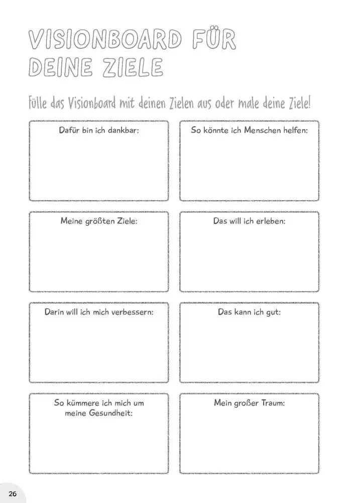Bild: 9783769825855 | Mein Glücks-Heft. Ausmalen, ausfüllen und mehr über das eigene...