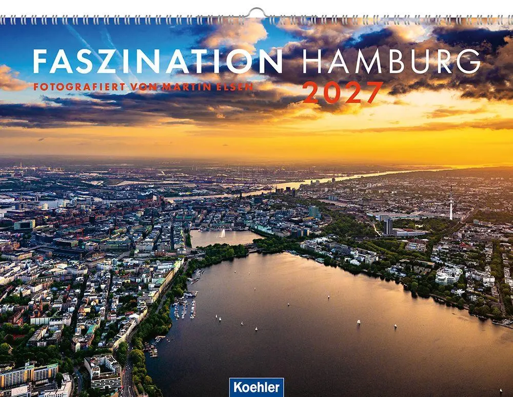 Cover: 9783782215855 | Faszination Hamburg 2027 | Wandkalender | Martin Elsen | Kalender