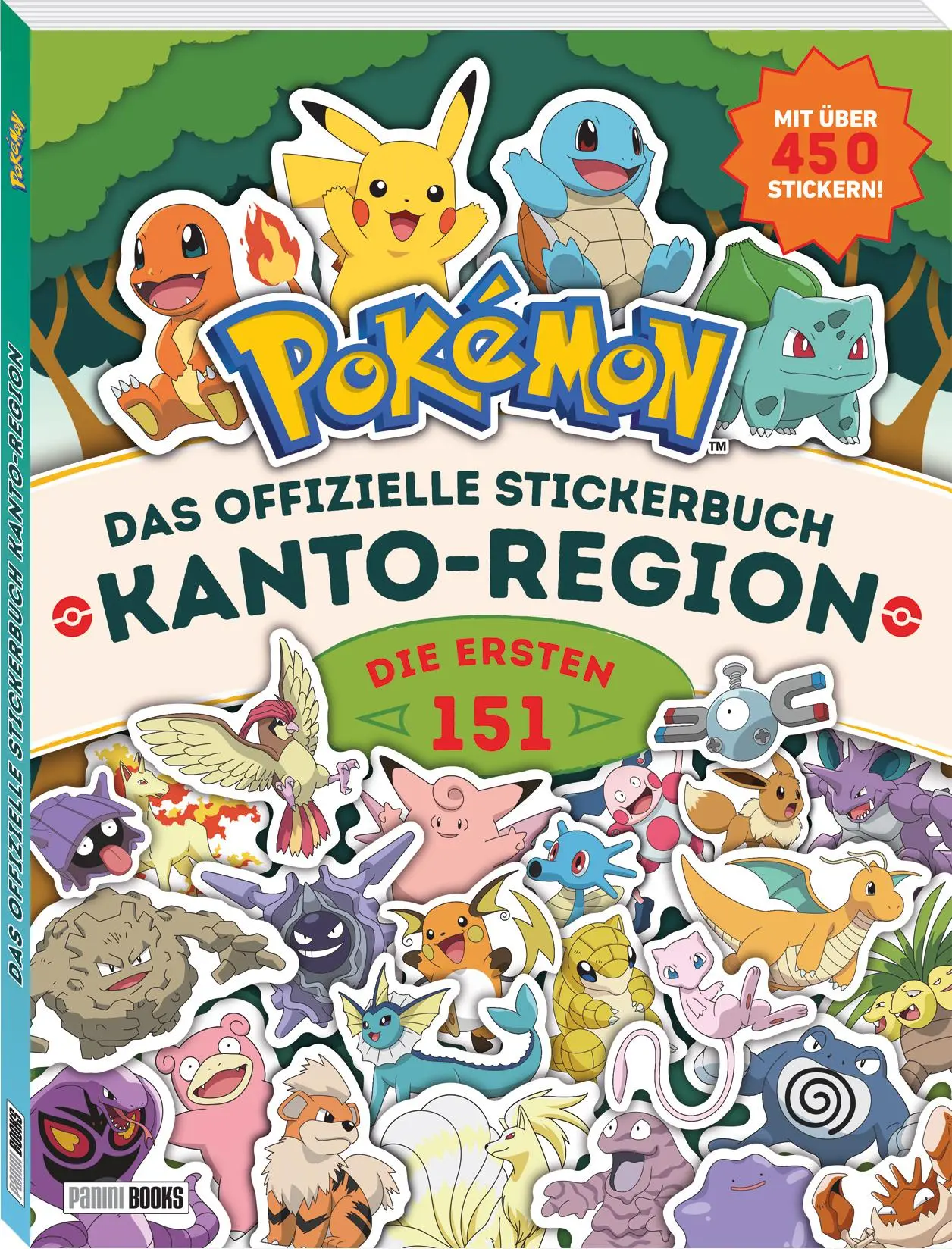 Cover: 9783833245855 | Pokémon: Das offizielle Stickerbuch Kanto-Region - Die ersten 151