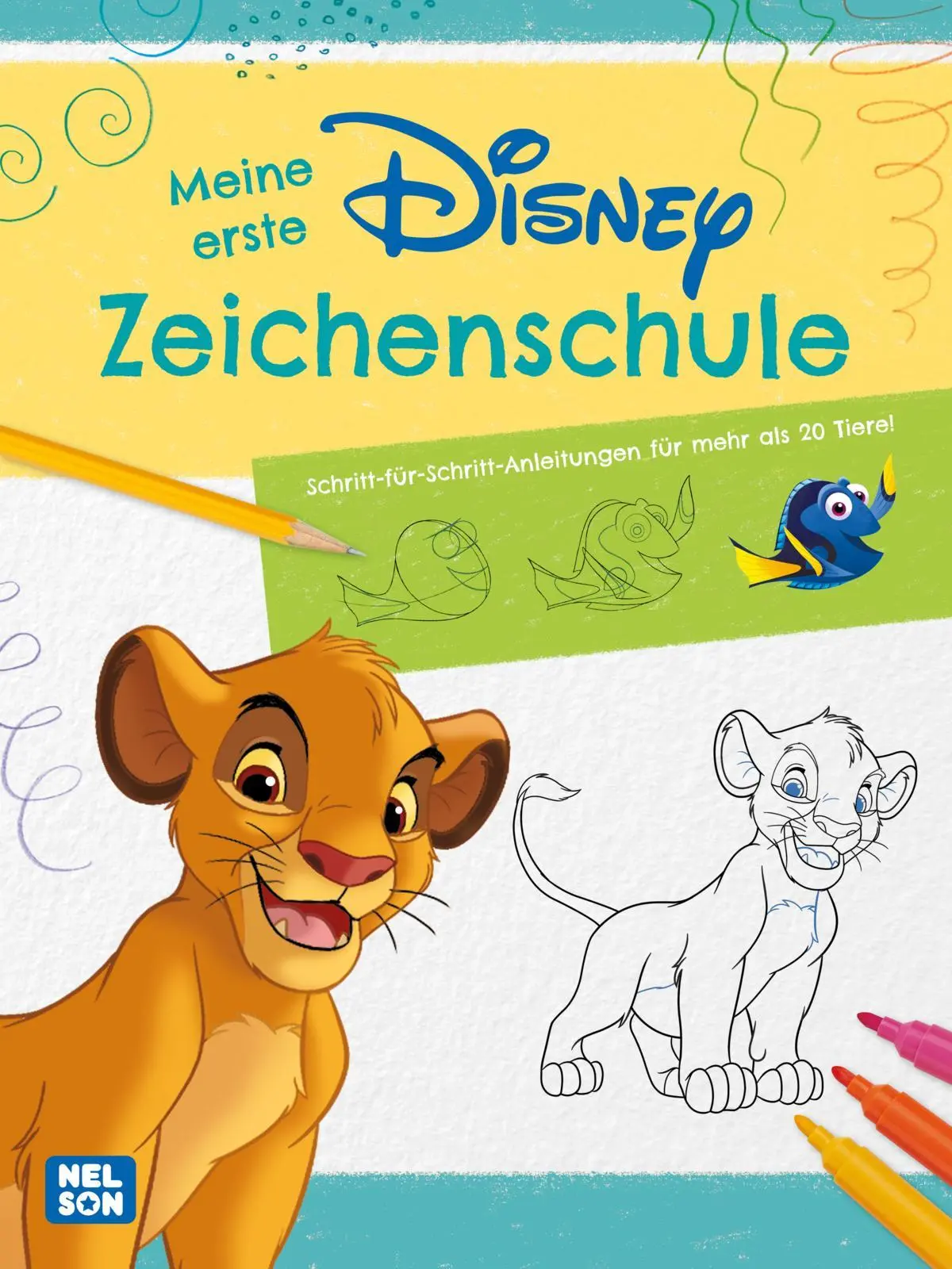 Cover: 9783845125855 | Disney Kreative Beschäftigung: Meine erste Zeichenschule | Taschenbuch