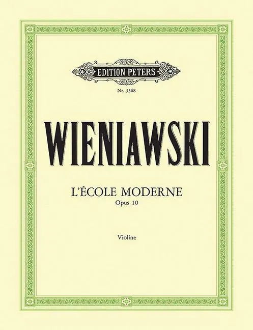 Cover: 9790014015855 | LEcole moderne Op.10 | Henryk Wieniawski | Taschenbuch | Buch | 2022
