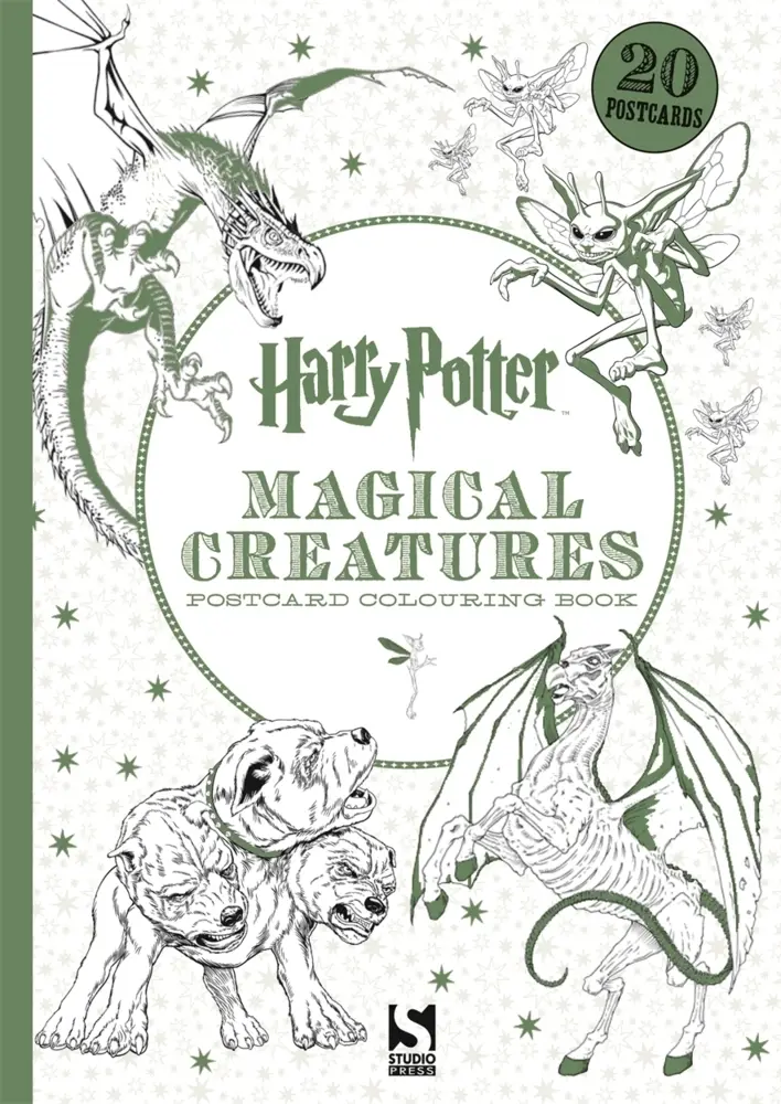 Cover: 9781783705955 | Harry Potter Magical Creatures Postcard Colouring Book | J K Rowling