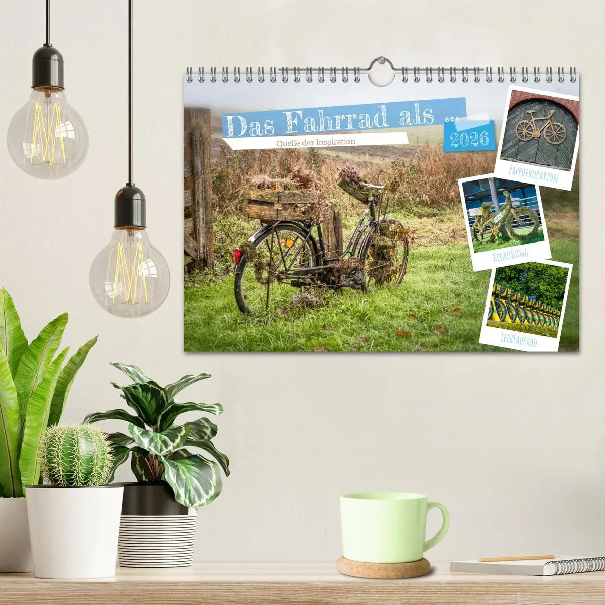 Bild: 9783457345955 | Das Fahrrad als ... (Wandkalender 2026 DIN A4 quer), CALVENDO...