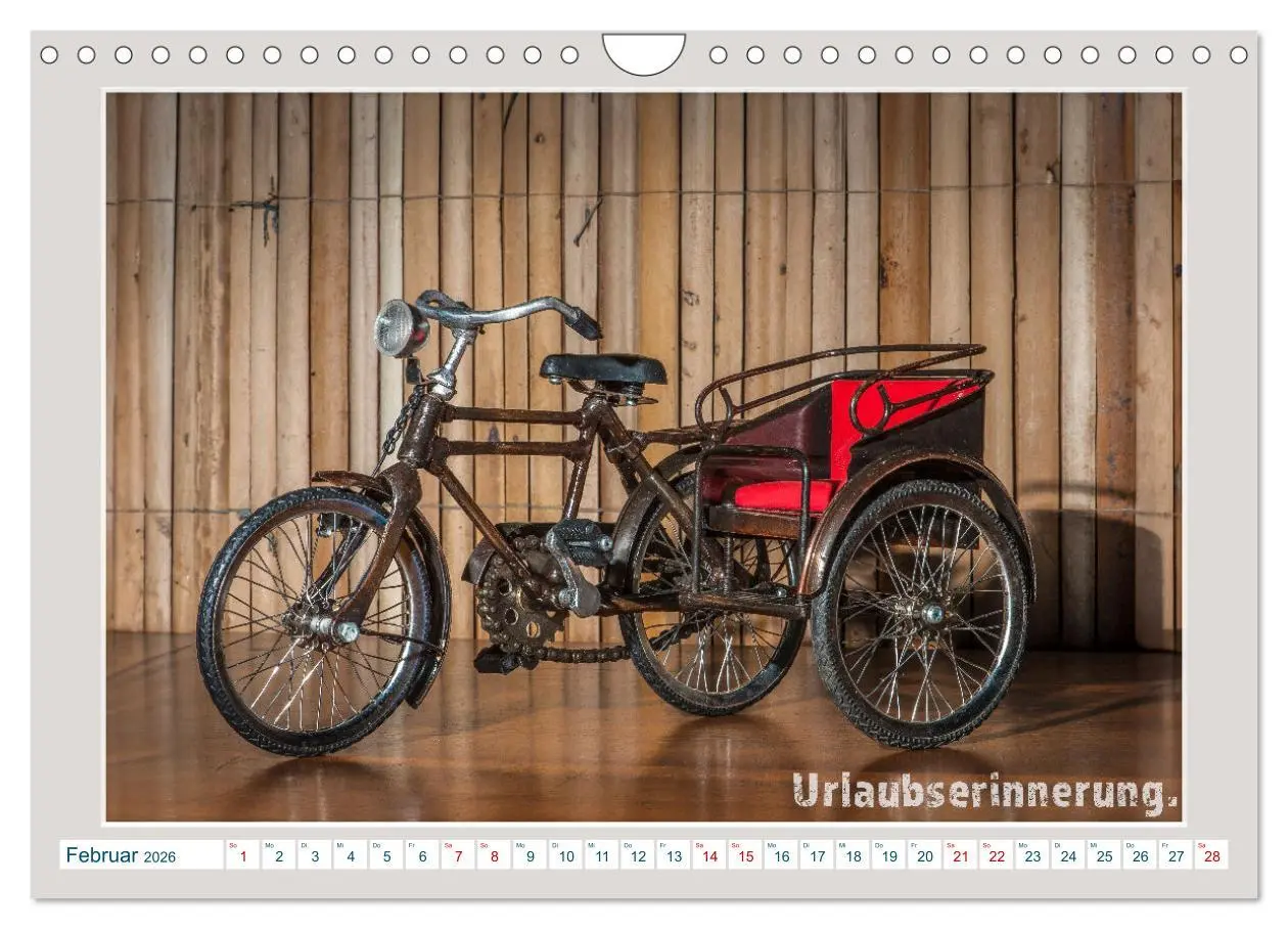 Bild: 9783457345955 | Das Fahrrad als ... (Wandkalender 2026 DIN A4 quer), CALVENDO...