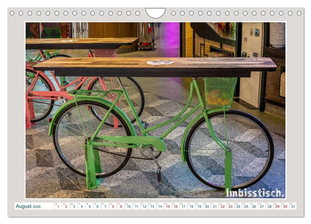 Bild: 9783457345955 | Das Fahrrad als ... (Wandkalender 2026 DIN A4 quer), CALVENDO...