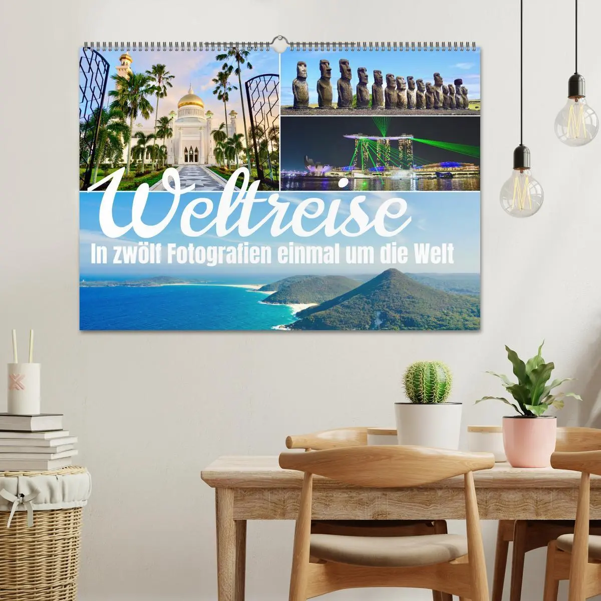 Bild: 9783457585955 | Weltreise, in zwölf Fotografien einmal um die Welt (Wandkalender...
