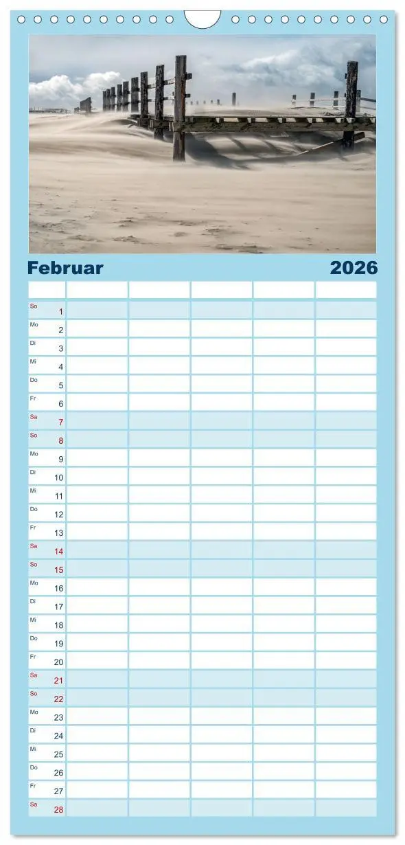 Bild: 9783516505955 | Familienplaner 2026 - Sankt Peter-Ording: Die raue Schönheit an der...