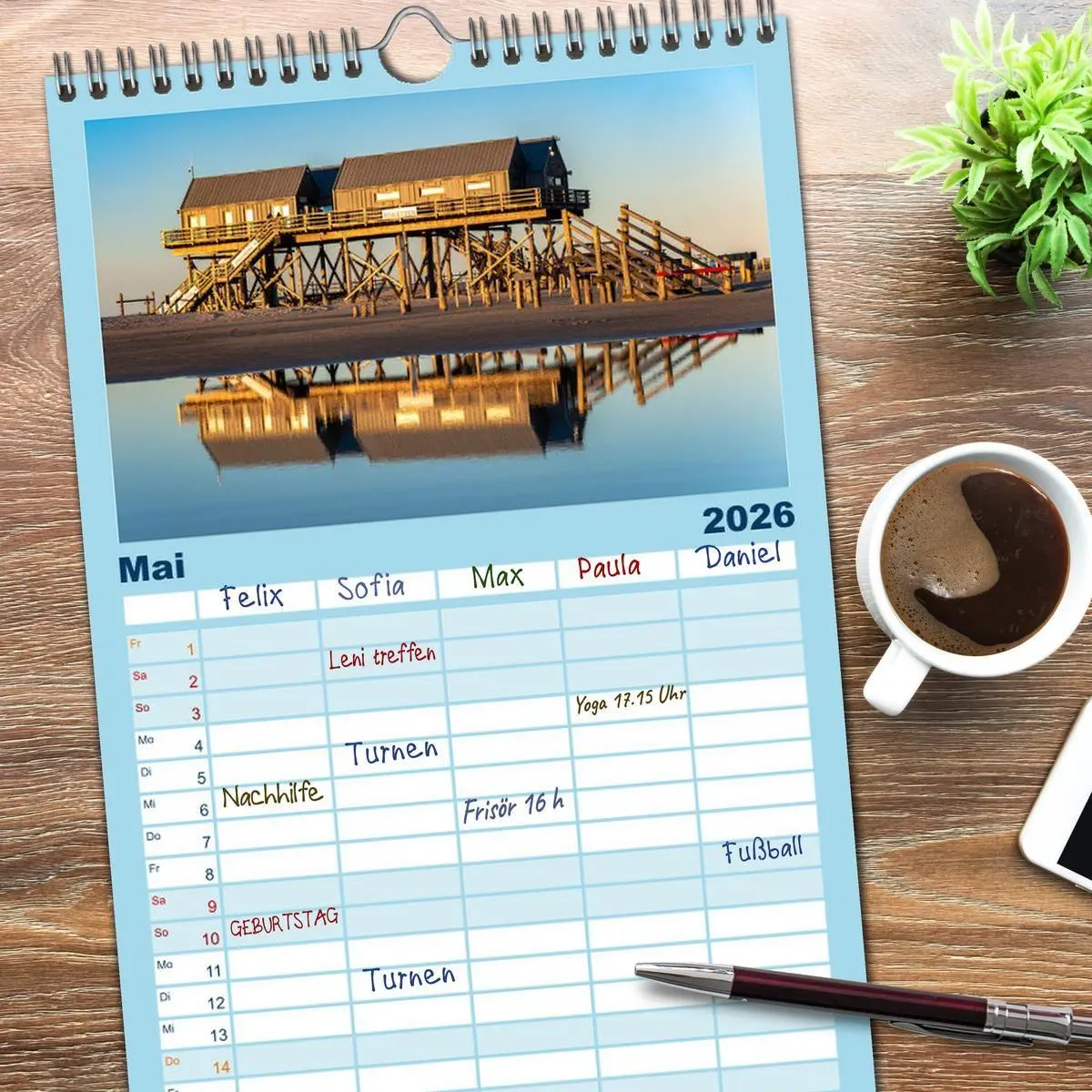 Bild: 9783516505955 | Familienplaner 2026 - Sankt Peter-Ording: Die raue Schönheit an der...