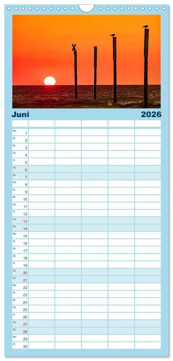 Bild: 9783516505955 | Familienplaner 2026 - Sankt Peter-Ording: Die raue Schönheit an der...