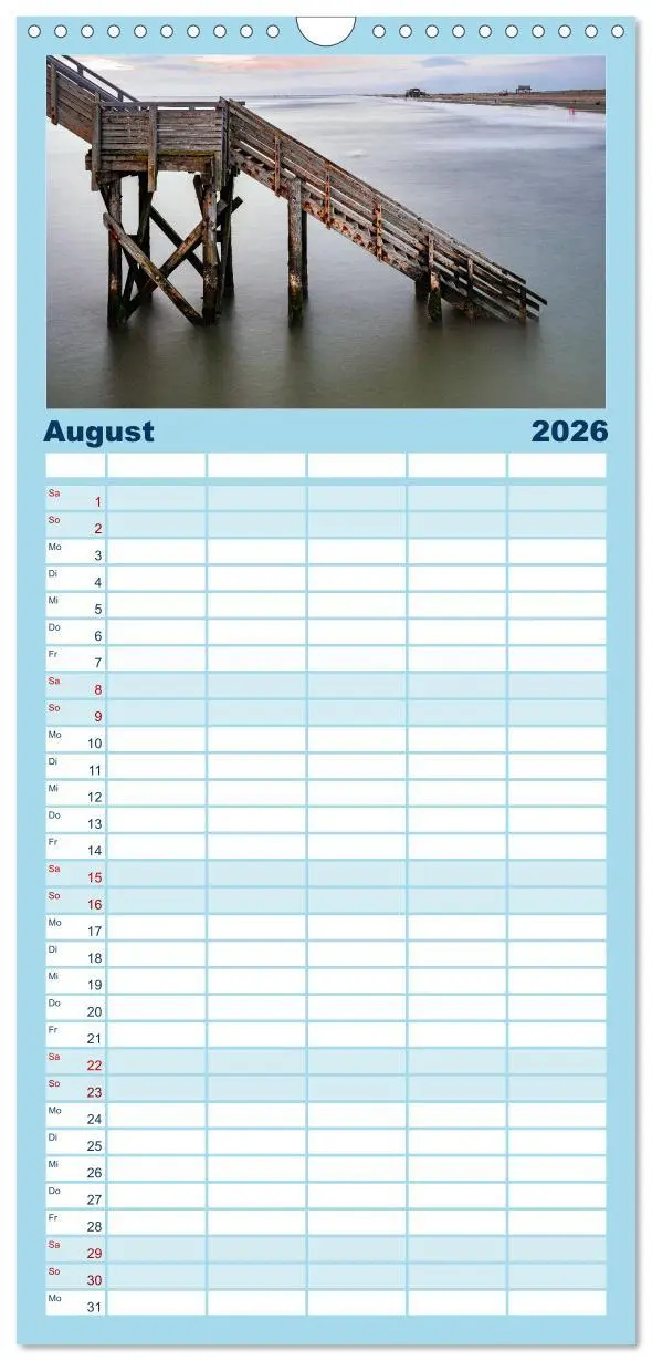 Bild: 9783516505955 | Familienplaner 2026 - Sankt Peter-Ording: Die raue Schönheit an der...