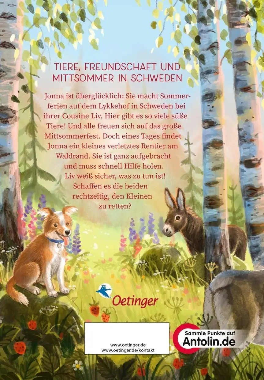 Rückseite: 9783751205955 | Jonna &amp; Liv. Ein tierisches Mittsommerfest | Sandra Grimm | Buch