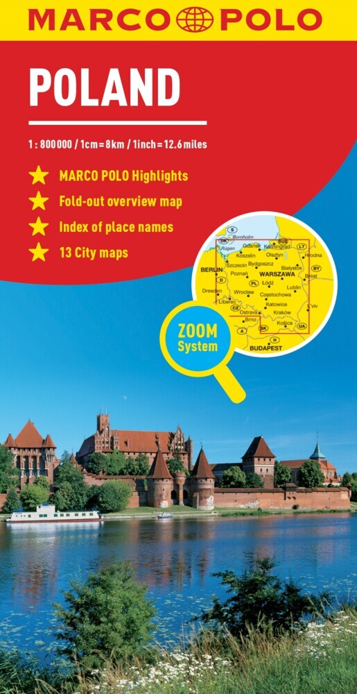 Poland Marco Polo Map | (Land-)Karte | Englisch | 2020 | Heartwood Publishing UK | EAN 9783829755955
