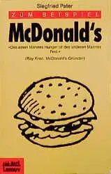 Cover: 9783889775955 | Zum Beispiel McDonald's | Lamuv Taschenbücher 295 | Siegfried Pater