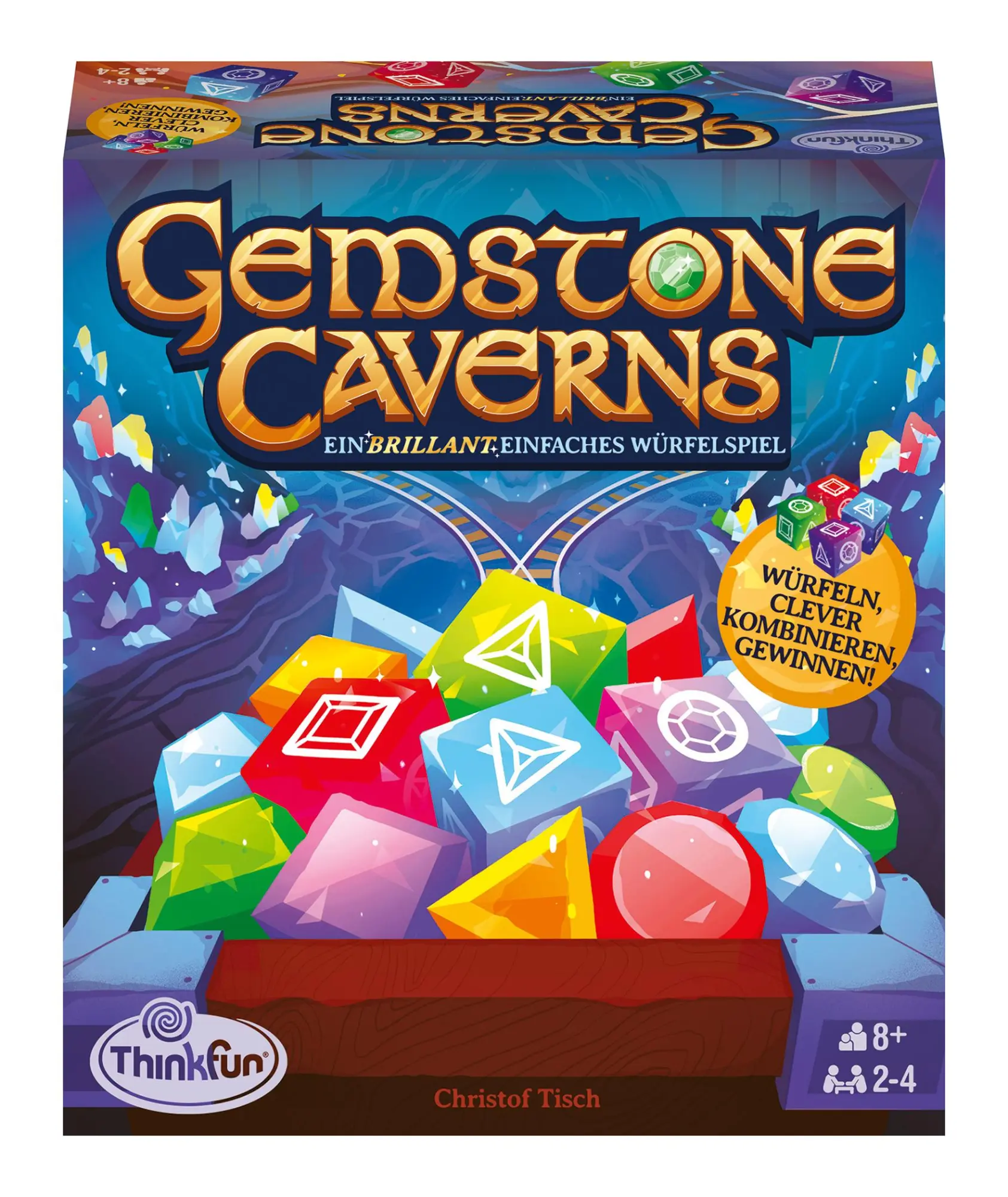 Cover: 4005556766055 | ThinkFun Gemstone Caverns - Logikspiel ab 8 Jahre | Spiel | Spiel