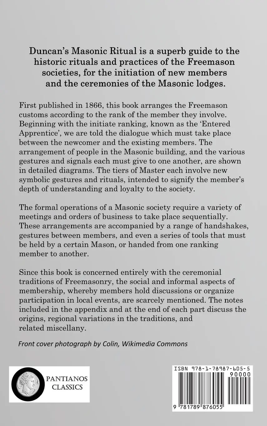 Rückseite: 9781789876055 | Duncan's Masonic Ritual and Monitor | Malcolm C. Duncan | Buch