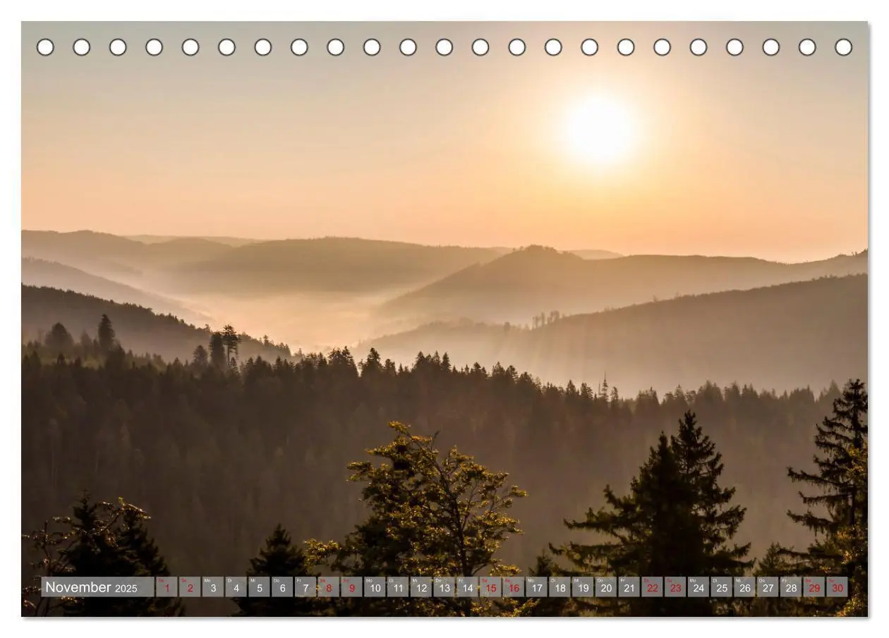 Bild: 9783435076055 | Ein Jahr im Schwarzwald (Tischkalender 2025 DIN A5 quer), CALVENDO...