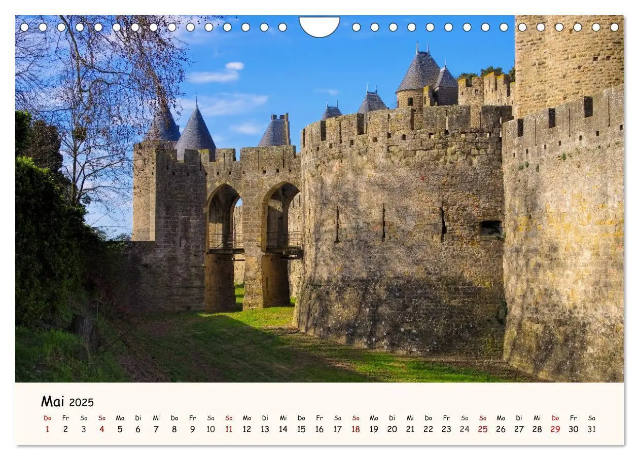 Bild: 9783435456055 | Cite von Carcassonne - Zeitreise ins Mittelalter (Wandkalender 2025...