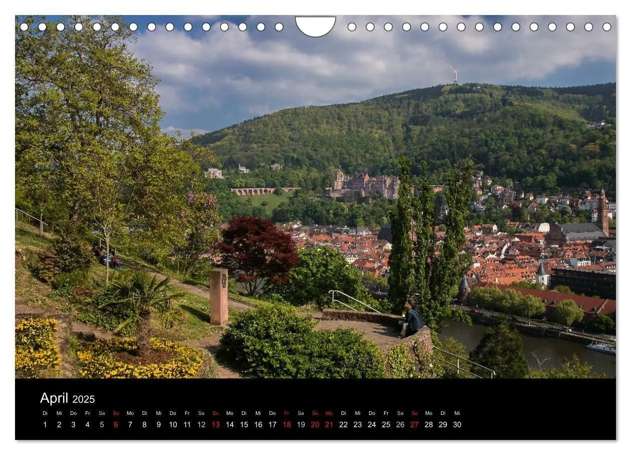Bild: 9783435696055 | Heidelberger Stadtansichten (Wandkalender 2025 DIN A4 quer),...