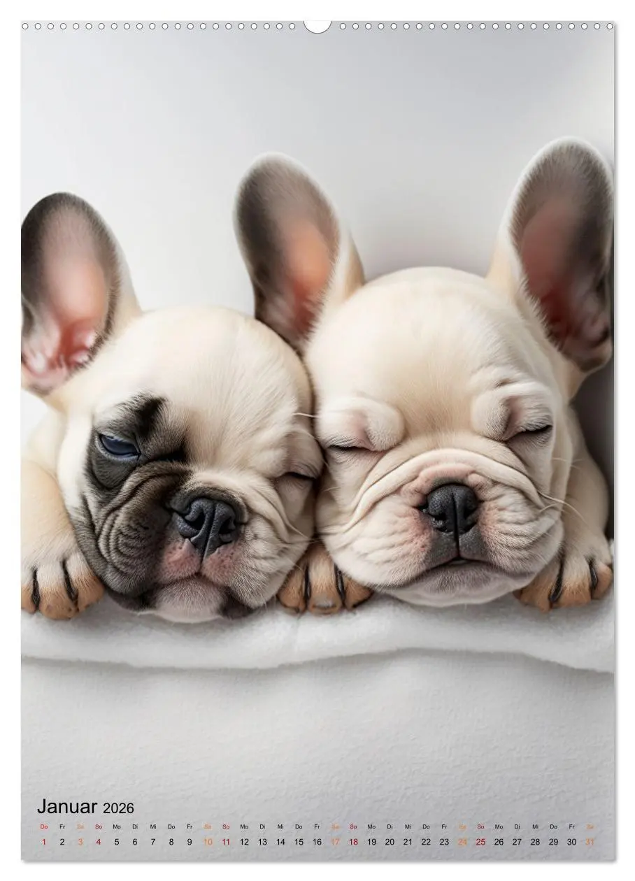 Bild: 9783516326055 | Französische Bulldogge - ein Hund für die Familie (Wandkalender...