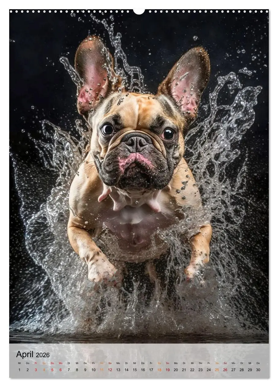 Bild: 9783516326055 | Französische Bulldogge - ein Hund für die Familie (Wandkalender...