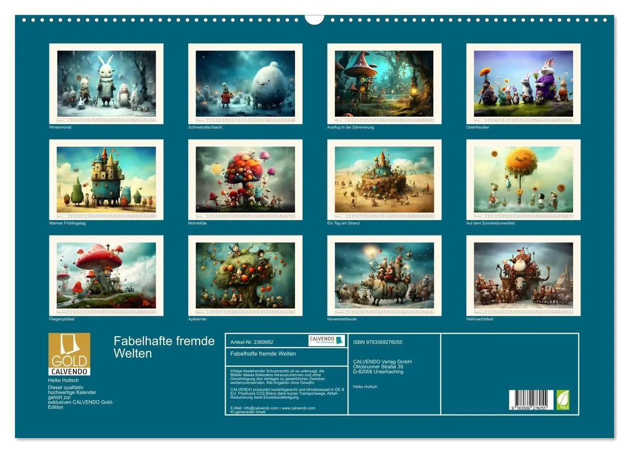 Bild: 9783569276055 | Fabelhafte fremde Welten (Wandkalender 2027 DIN A2 quer), CALVENDO...