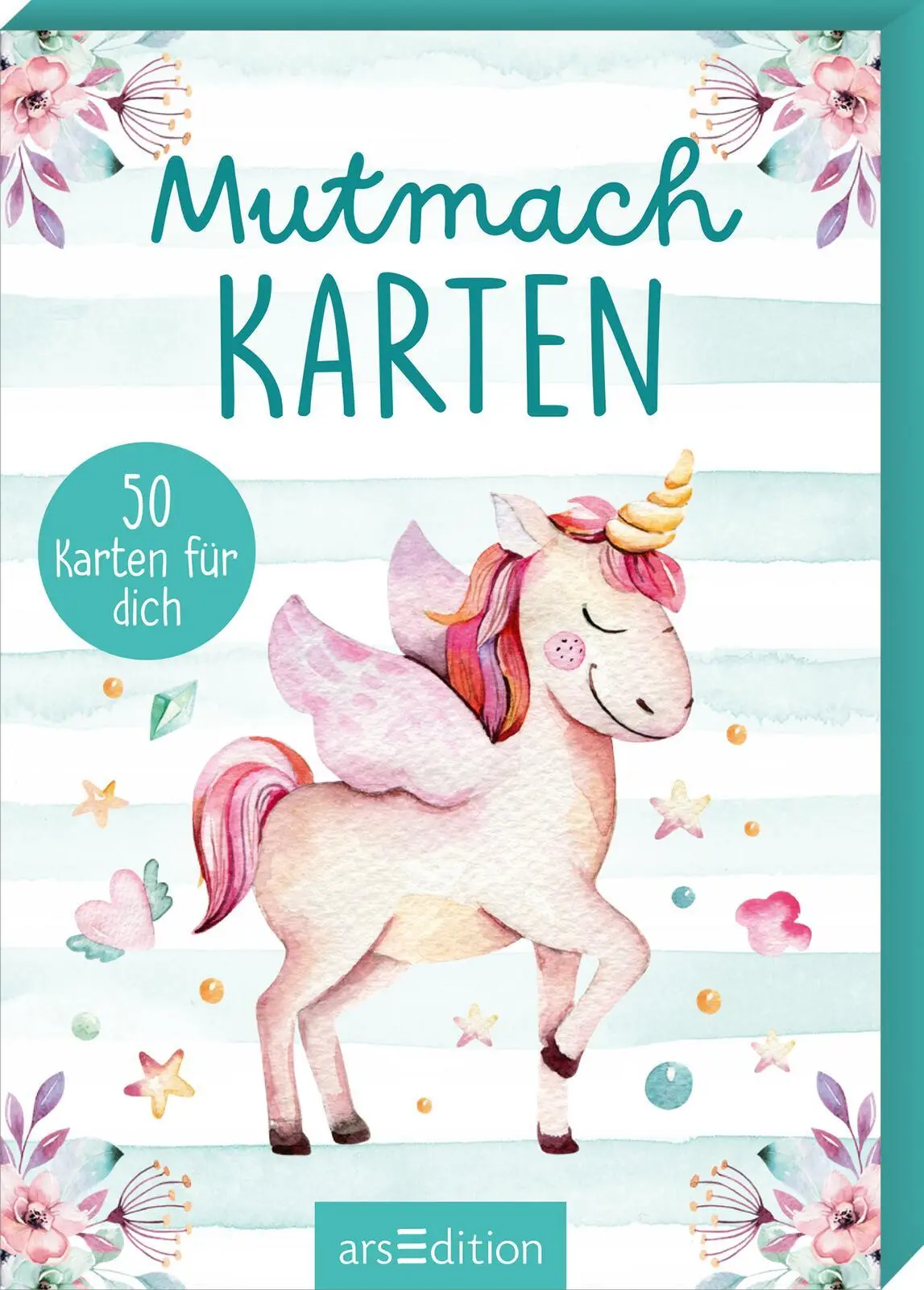 Cover: 9783845866055 | Mutmachkarten - Einhorn (Aquarelloptik) | Taschenbuch | 50 S. | 2025