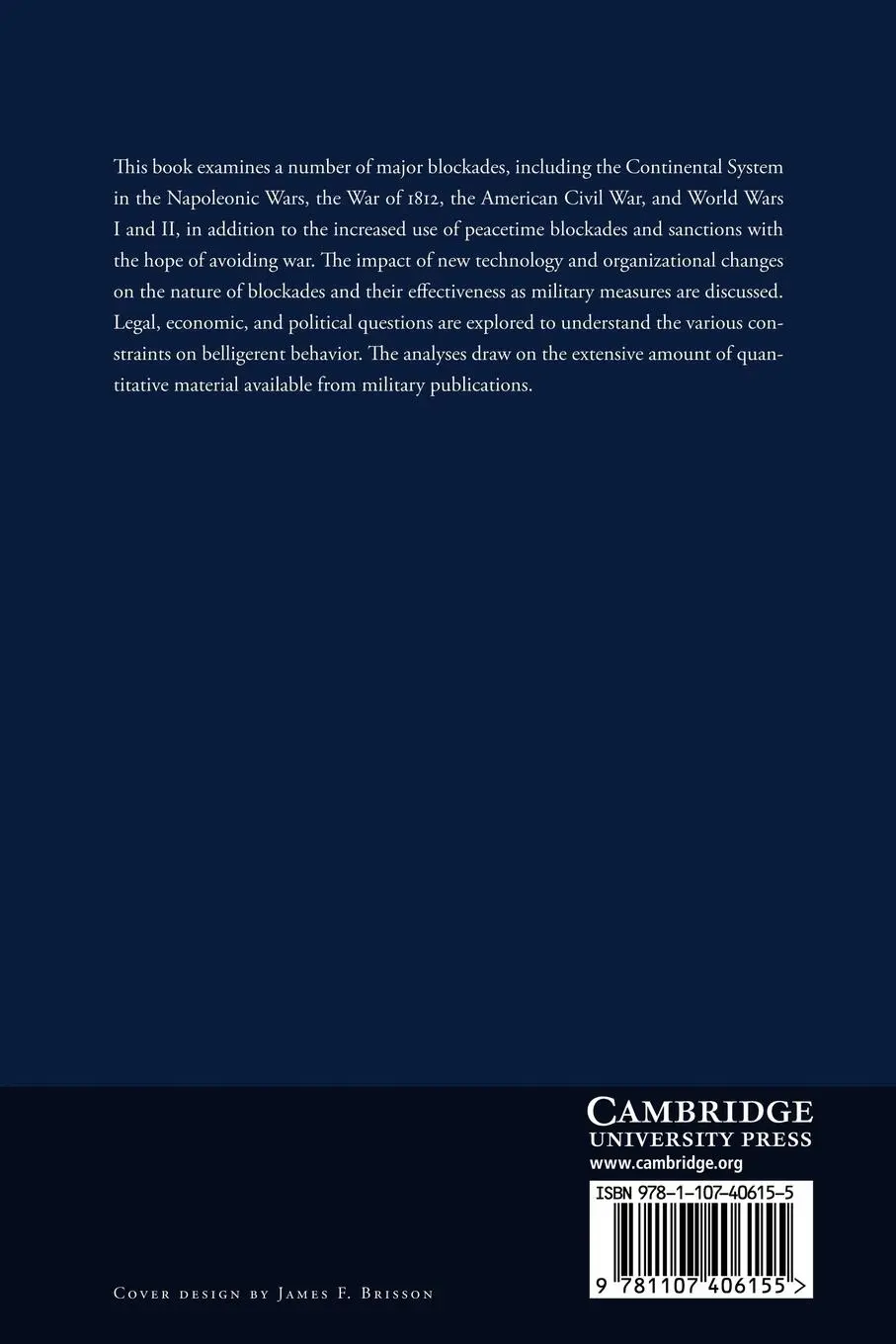 Rückseite: 9781107406155 | Naval Blockades in Peace and War | An Economic History Since 1750