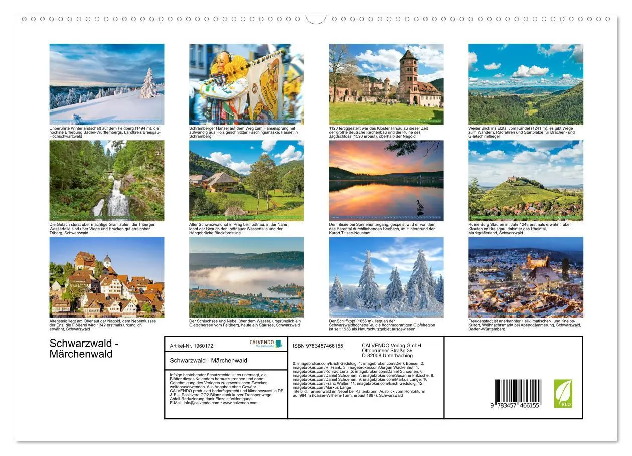 Bild: 9783457466155 | Schwarzwald - Märchenwald (hochwertiger Premium Wandkalender 2026...