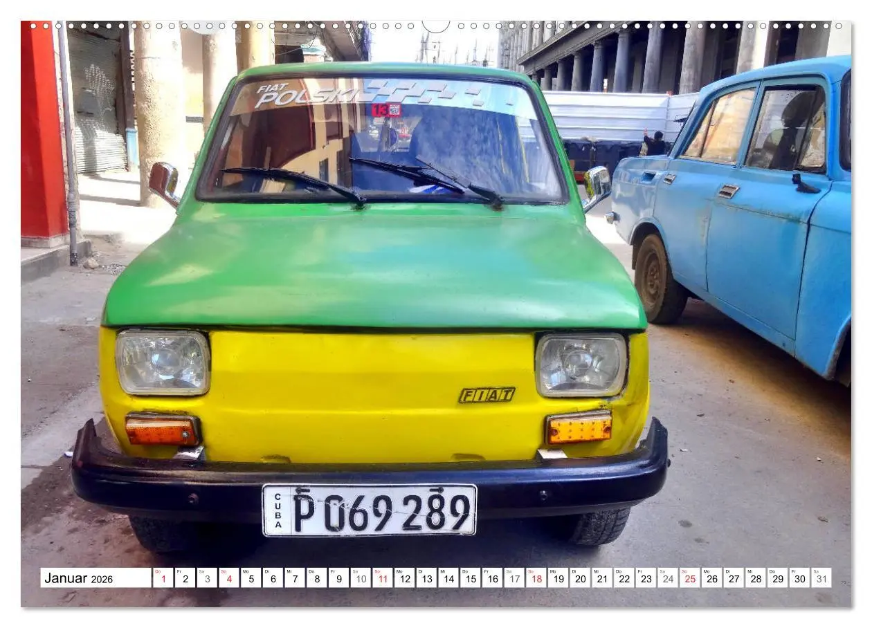 Bild: 9783457776155 | Polski Fiat 126p - Kult auf Kuba (Wandkalender 2026 DIN A2 quer),...