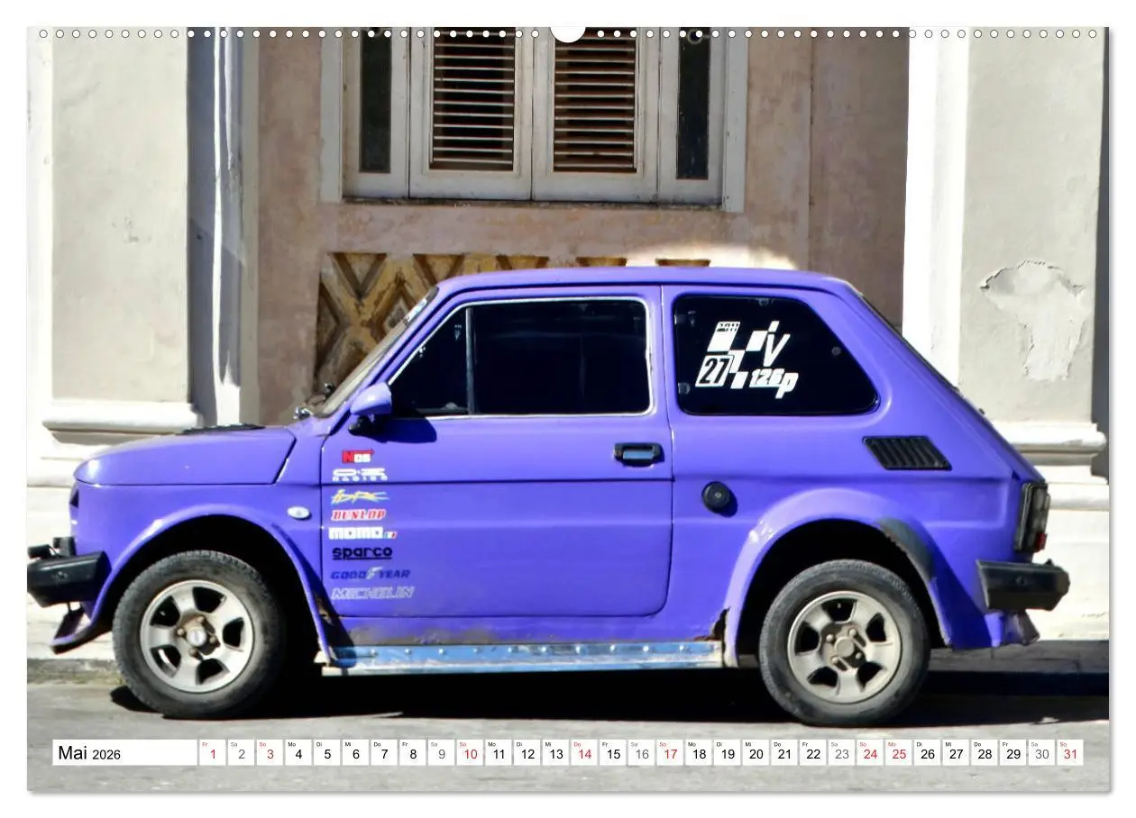 Bild: 9783457776155 | Polski Fiat 126p - Kult auf Kuba (Wandkalender 2026 DIN A2 quer),...