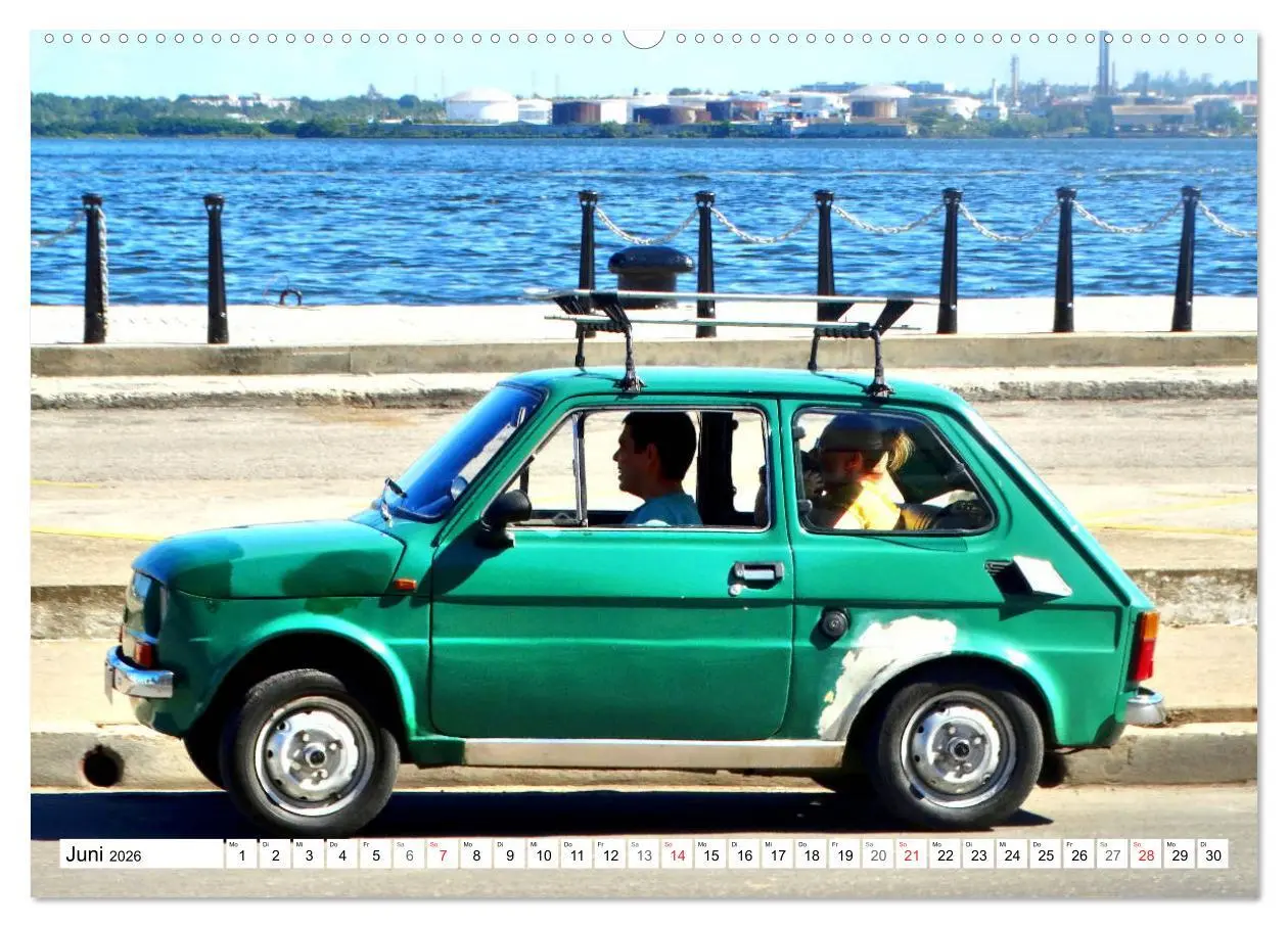 Bild: 9783457776155 | Polski Fiat 126p - Kult auf Kuba (Wandkalender 2026 DIN A2 quer),...