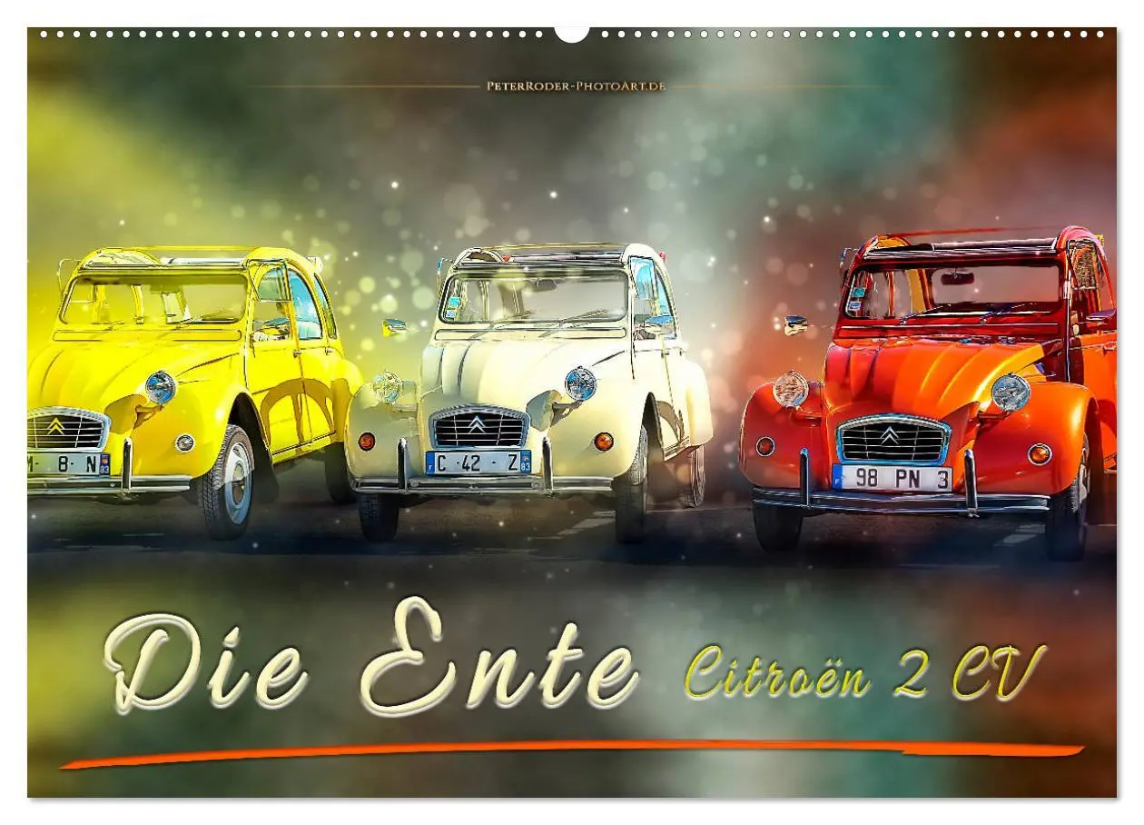 Cover: 9783457846155 | Die Ente - Citroën 2CV (Wandkalender 2026 DIN A2 quer), CALVENDO...