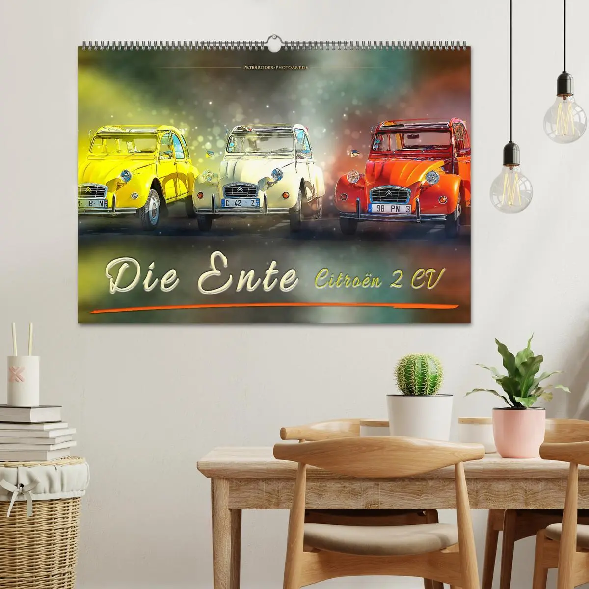 Bild: 9783457846155 | Die Ente - Citroën 2CV (Wandkalender 2026 DIN A2 quer), CALVENDO...