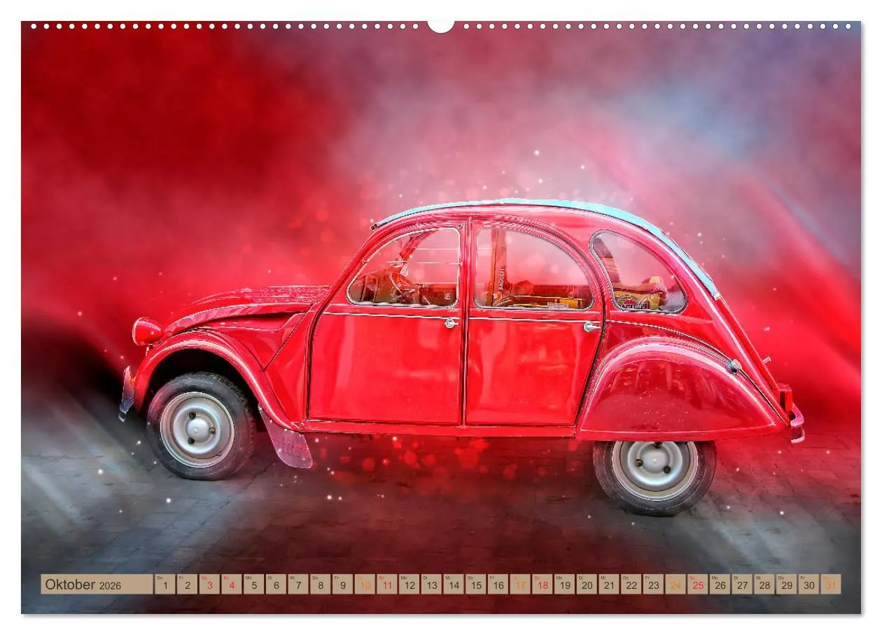 Bild: 9783457846155 | Die Ente - Citroën 2CV (Wandkalender 2026 DIN A2 quer), CALVENDO...