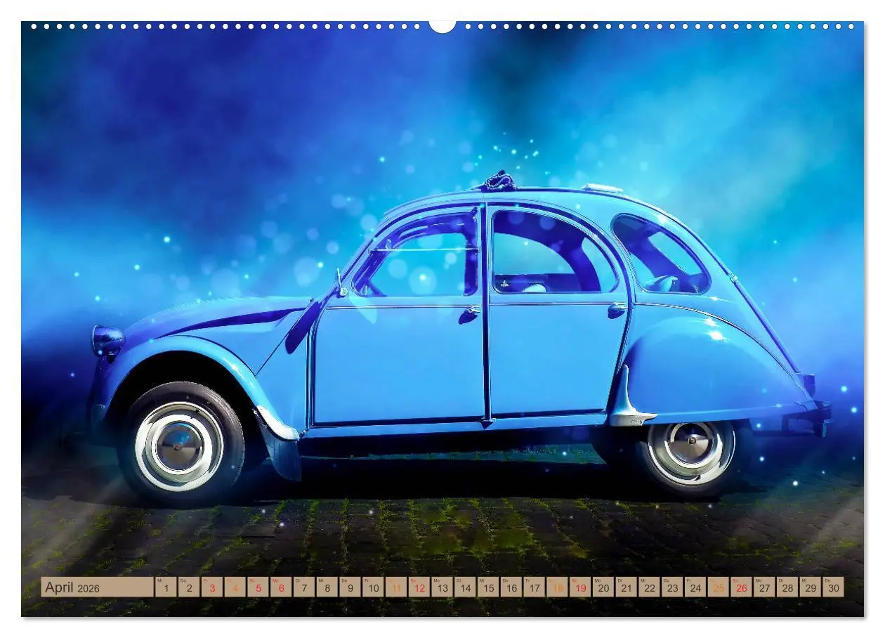 Bild: 9783457846155 | Die Ente - Citroën 2CV (Wandkalender 2026 DIN A2 quer), CALVENDO...