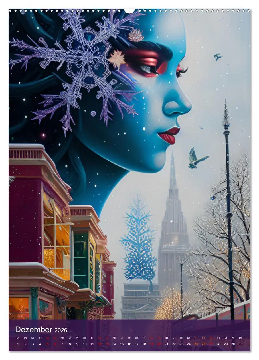 Bild: 9783516316155 | Fotokunst mit KI - Surrealismus (Wandkalender 2026 DIN A2 hoch),...