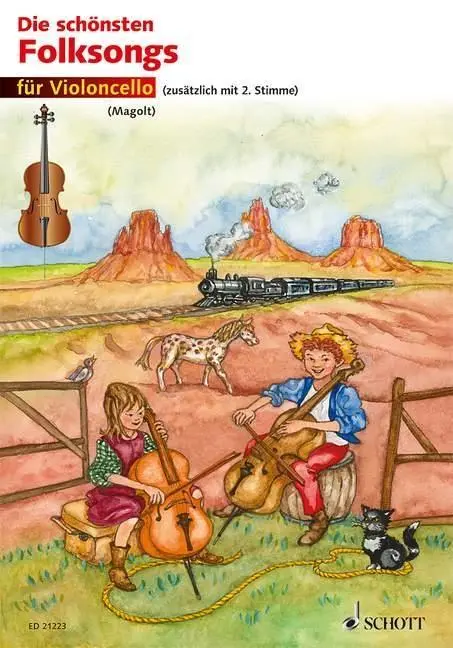 Cover: 9783795746155 | The most beautiful folk songs | 1-2 Violoncelli. Spielpartitur. | Buch