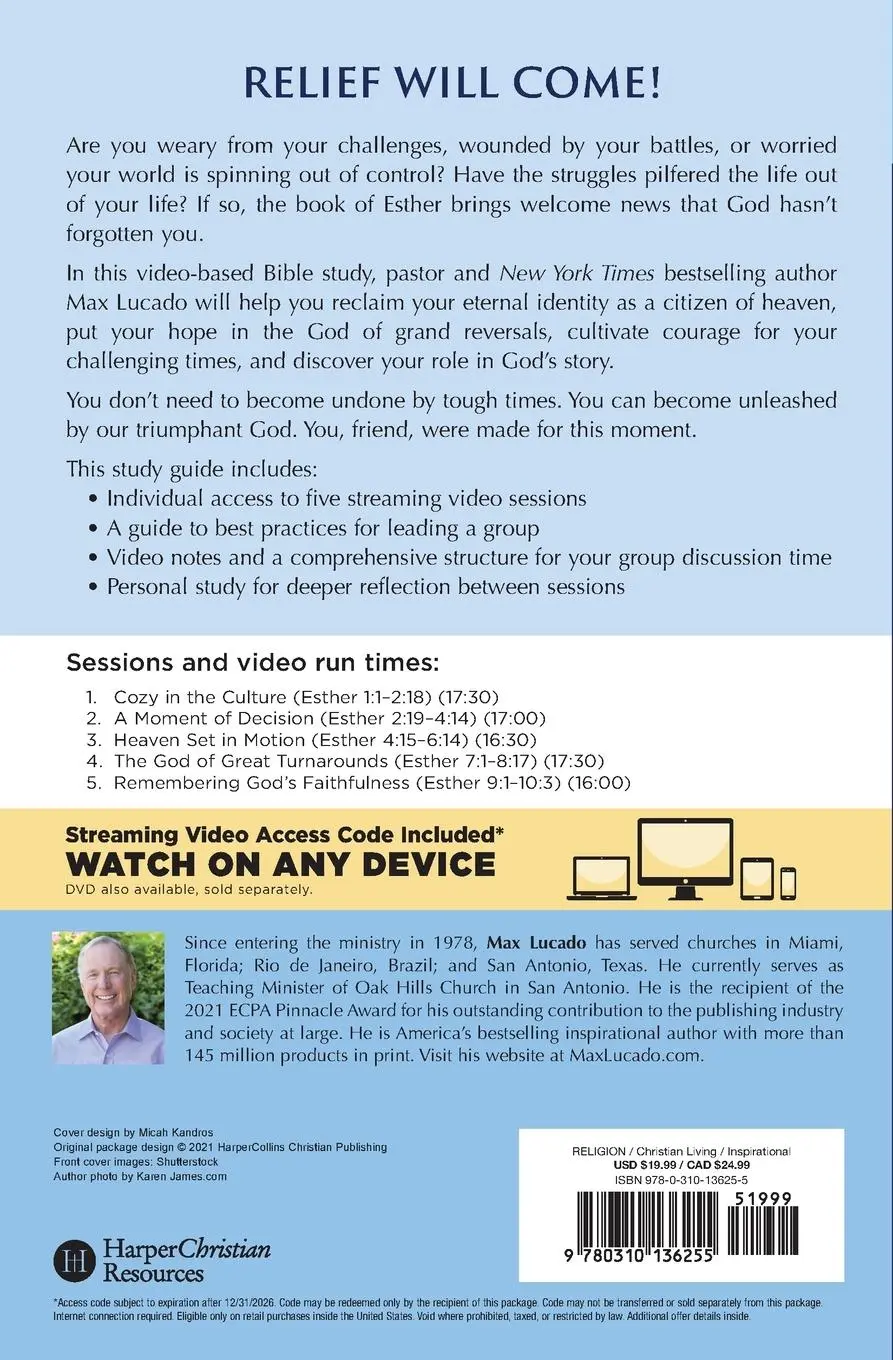 Rückseite: 9780310136255 | You Were Made for This Moment Bible Study Guide plus Streaming...